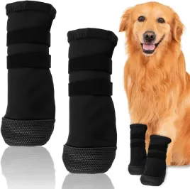 buty-dla-psow-skarpetki-cieple-ochrona-przed-ranami-zestaw-2-pary-czarne