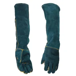 rekawice-ochronne-dlugie-solidne-do-pielegnacji-kapieli-zwierzat-zielone