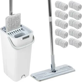 dwukomorowy-mop-wiadro-wymienne-wklady-z-mikrofibry-zestaw-bialy-120cm