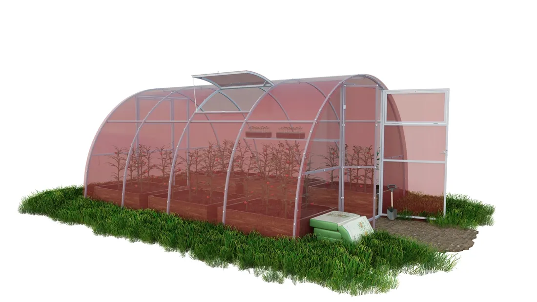 szklarnia-tunel-ogrodowy-barbi-35x12-m-profile-20x40-poliweglan-rozowy-4mm-stan-nowy