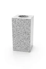 wazon-granitowy-na-nagrobek-cmentarny-jasny-szary-granit-28cm-kwadrat