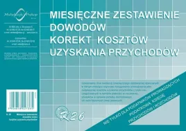miesieczne-zestawienie-dowodow-korekt-kosztow-uzyskania-przychodow-druk-a5