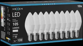 mexen-nova-10x-zarowka-led-e14-c37-1w-neutralna-4000k-105-lm-l102-e