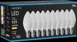 mexen-nova-10x-zarowka-led-e14-c37-5w-ciepla-3000k-525-lm-l102-e14-