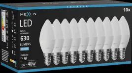 mexen-nova-10x-zarowka-led-e14-c37-6w-zimna-6500k-630-lm-l102-e14-