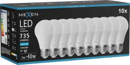 mexen-nova-10x-zarowka-led-e27-a60-7w-zimna-6500k-735-lm-l100-e27-0