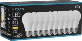 mexen-nova-10x-zarowka-led-e27-a60-9w-ciepla-3000k-945-lm-l100-e27-