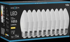 mexen-nova-10x-zarowka-led-e27-c37-10w-ciepla-3000k-1055-lm-l102-e2