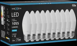 mexen-nova-10x-zarowka-led-e27-c37-10w-zimna-6500k-1055-lm-l102-e27