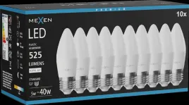 mexen-nova-10x-zarowka-led-e27-c37-5w-neutralna-4000k-525-lm-l102-e