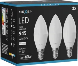 mexen-nova-3x-zarowka-led-e14-c37-9w-neutralna-4000k-945-lm-l102-e1