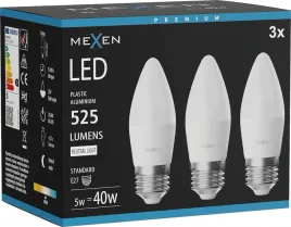 mexen-nova-3x-zarowka-led-e27-c37-5w-neutralna-4000k-525-lm-l102-e2