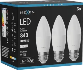 mexen-nova-3x-zarowka-led-e27-c37-8w-neutralna-4000k-840-lm-l102-e2