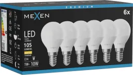 mexen-nova-6x-zarowka-led-e14-g45-1w-ciepla-3000k-105-lm-l101-e14-0