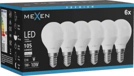 mexen-nova-6x-zarowka-led-e14-g45-1w-neutralna-4000k-105-lm-l101-e1