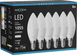 mexen-nova-6x-zarowka-led-e14-c37-10w-neutralna-4000k-1055-lm-l102-