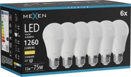 mexen-nova-6x-zarowka-led-e27-a60-12w-ciepla-3000k-1260-lm-l100-e27