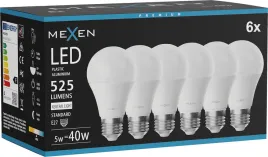 mexen-nova-6x-zarowka-led-e27-a60-5w-neutralna-4000k-525-lm-l100-e2