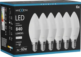 mexen-nova-6x-zarowka-led-e14-c37-8w-neutralna-4000k-840-lm-l102-e1