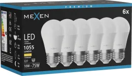 mexen-nova-6x-zarowka-led-e27-g45-10w-ciepla-3000k-1055-lm-l101-e27