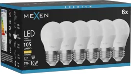 mexen-nova-6x-zarowka-led-e27-g45-1w-ciepla-3000k-105-lm-l101-e27-0