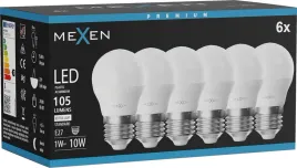 mexen-nova-6x-zarowka-led-e27-g45-1w-neutralna-4000k-105-lm-l101-e2