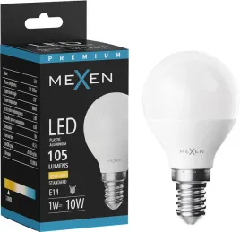 mexen-nova-zarowka-led-e14-g45-1w-ciepla-3000k-105-lm-l101-e14-0130
