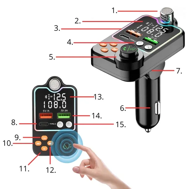 samochodowy-transmiter-bluetooth-3xusb-audio-fm-bt-5-0-ladowanie-mocny-stan-nowy-zrodlo-sygnalu-aux-bluetooth-karta-pamieci-usb