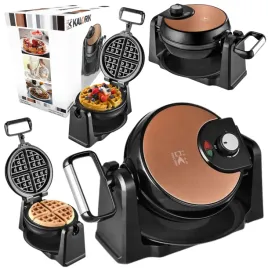 obrotowa-mocna-gofrownica-1000w-non-stick-180-4-chrupiace-gofry-belgijskie