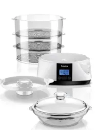parowar-amica-pt3012-900w-108l-3-pojemniki-wyswietlacz-timer-bialy