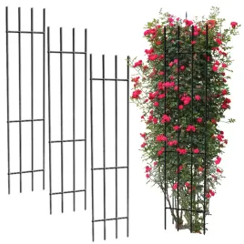 pergola-ogrodowa-metalowa-podpora-do-roslin-roz-kwiatow-kratka-zestaw-150cm