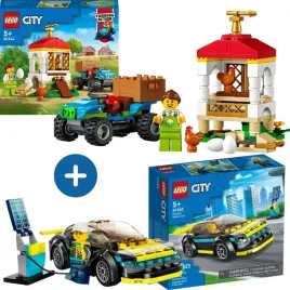 lego-city-60344-kurnik-z-kurczakami-lego-60383-samochod-sportowy-2w1
