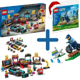 lego-city-60389-warsztat-tuningowania-samochodow-lego-30638-rower-policji