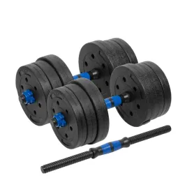 hantel-bitumiczne-regulowane-zestaw-hantli-2-x-10kg-ciezarki-do-cwiczen