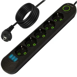 przedluzacz-listwa-zasilajaca-wlacznik-3x-usb-5-gniazd-5m-uziemienie-czarny