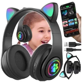 sluchawki-bezprzewodowe-nauszne-gamingowe-z-mikrofonem-z-uszami-kocie-uszy