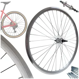 kolo-rowerowe-tyl-tylne-28-cali-epicycle-rivo19vb-srebrny-lozyska-maszynowe