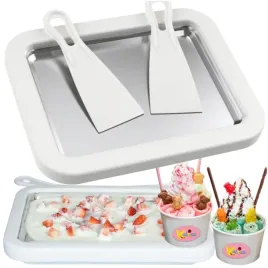 maszyna-do-robienia-lodow-lody-tajskie-zestaw-taca-ze-stali-nierdzewnej