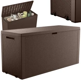 duza-skrzynia-ogrodowa-keter-na-kolkach-siedzisko-280l-brazowa-pojemna