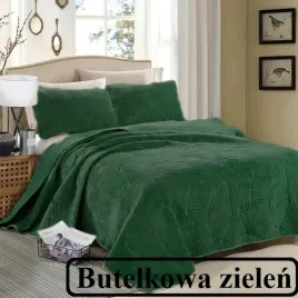 narzuta-na-lozko-200x220-pikowana-welurowa-welwetowa-kolory-wzor-liscie