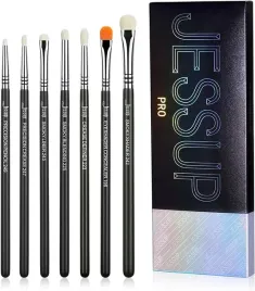 jessup-pro-zestaw-7-pedzli-t334-black-silver