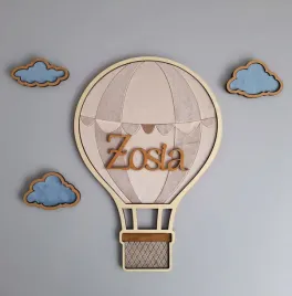 balon-3d-z-imieniem-dziecka-personalizowany-kromowo-bezowy