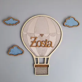 balon-3d-z-imieniem-dziecka-personalizowany-bezowo-kremowy