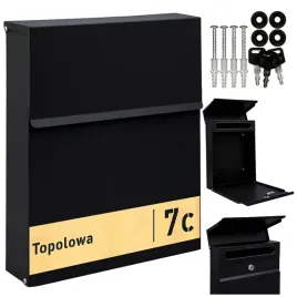 skrzynka-pocztowa-na-listy-poczte-czarna-laminat-napis-adres-ulica-numer