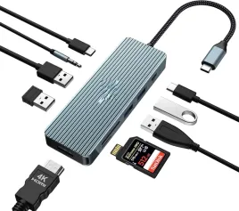 hb039-hub-usb-c-4k-hdmi-4x-usb-czytnik-sd-aux-100w-do-macbook-hp-dell-10w1
