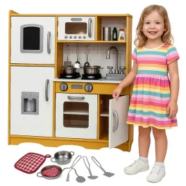 kuchnia-drewniana-xxl-dla-dzieci-duza-led-prezent-akcesoria-gratis