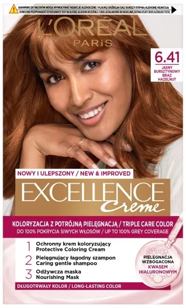 loreal-excellence-creme-krem-koloryzujacy-6-41-stan-nowy