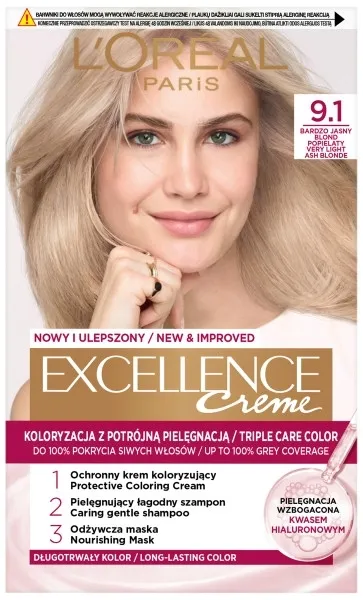 loreal-excellence-creme-krem-koloryzujacy-9-1-stan-nowy