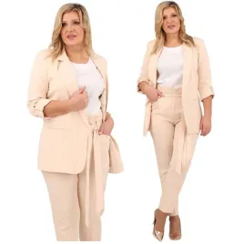 elegancki-komplet-damski-marynarka-i-spodnie-wiazane-polski-producent