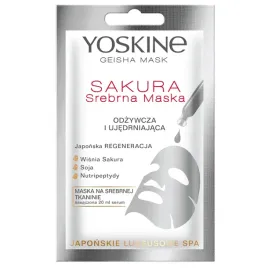 yoskine-geisha-mask-srebrna-maska-odzywcza-sakura